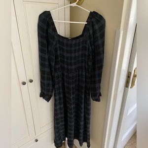Plaid Madewell dress